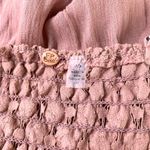 Free People Adella Crochet Slip Mini Dress in Rose Pink Photo 7