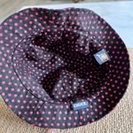 Chuck Original Bucket Hat Cats In Boots Reversible Pink‎ Polka Dot OSFM Black Photo 1
