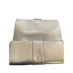 Michael Kors Sutton Gold Metallic Clutch Photo 2