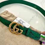 Gucci GG Logo Python Belt Photo 2