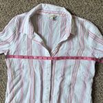 Lucky Brand 100% Cotton Striped Button-Up Shirt Photo 3