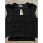 Sunday in Brooklyn Sunday‎ In Brooklyn Black Sleeveless Tank Ruffles Top Size One Size Photo 1