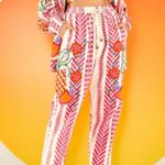 Farm Rio  Colorful Embroidered Pants Photo 0