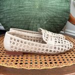 Talbots Katelyn Tan Rattan Faux Leather Woven Loafer Shoes Photo 1