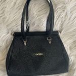 Mystique Collection Genuine Stingray Skin Black
Leather Handbag Vintage Purse Black Photo 0
