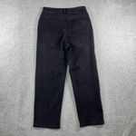 Crystal Slit Cutout Jeans Women Large 29x26 High‎ Rise Straight Leg Black Denim Size 29 Photo 1