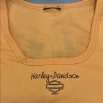 Harley Davidson Long Sleeve Graphic Crop Top Orange Estimated Size Small Photo 1