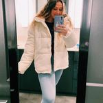 HYFVE Cream Colored Corduroy Puffer Jacket  Photo 0