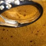 Natural Star Ruby Moissanite Sterling Silver Ring Purple Size 6 Photo 7