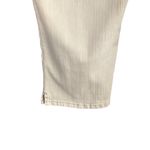 Chico's Cream Pull On Cotton Blend Capri Cropped Stretch Leggings Women Sz 2 Photo 2