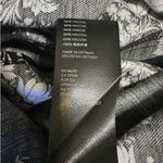 Anthropologie  Maeve Midi Dress Long Sleeve Hedy Ruffled Black Purple Floral Sz 4 Photo 8