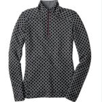 Smartwool  Merino Wool Long Sleeve Top Quarter Zip Patterned Layer - Size - Large Photo 0