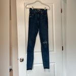 Levi's Mile High Super Skinny Women's Blue Distressed Jeans 26 X 30 Photo 1