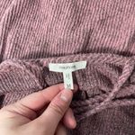 Maurice's Pink Square Neck Strappy Back Flutter Sleeve Rib Top Photo 9