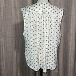 Free People  medium sleeveless mornings Marrakesh cream tie-front hi low top Photo 5