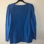 Gap  Sweater Blue V Neck Knit Women’s Sz XXL GUC Silk Blend Photo 11
