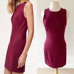 Aritzia Babaton Miguel Sheath Dress Plum Red | 6 Photo 1
