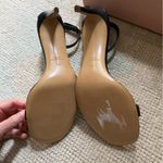 L.A.M.B. New in the box! Mansur Gavriel Ankle Strap Black Leather Sandals | Size 9.5 Photo 4