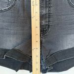 One Teaspoon  Harlets Black High Rise Long Rise Fitted Twisted Cuff Hem Size 30 Photo 8