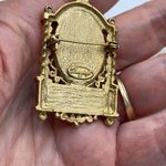 Vintage Danecraft “twas the night before “ brooch Gold Photo 4