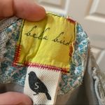 Bela Bird Seafoam Green/Grey Lace Overlay Blouse S Photo 1