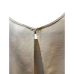 Aritzia  Wilfred Women XS Peplum Plunge Open Back Sleeveless Top in White & Black Photo 8