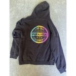 PuraVida Gray Hoodie Hooded Logo Sweatshirt Women's M Brown Size M Photo 7