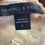 Kendall + Kylie Cream Lace Cut Out Mini Dress Photo 3