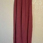 Wishlist Small Burnt Orange Crochet Halter Maxi Dress EUC Photo 0