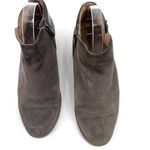 Vionic Women's Suede Leather Side Zip Buckle Slip-On Ankle Booties Taupe Size 8 Photo 1