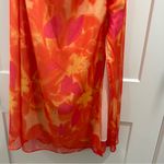 Hello Molly XL Luxe Resort Style Orange Pink Vibrant Floral Maxi Dress Worn Once Photo 3