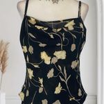 Cache Vintage Made in USA Ethereal Whimsygoth Cowlneck Black Camisole Top S Photo 0