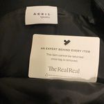 Akris Punto Womens  Black Wool Pencil A-Line Skirt Lined Rear Buttons Size 10 Photo 2