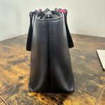 Burberry  Black Leather Tote Bag Classic Nova Check Lining Photo 11