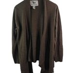 Field & Stream  L Tan Waterfall Cardigan Sweater Photo 0