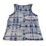 Lucky Brand  Blue and‎ White Tie Dye Knit Tank Top Photo 1