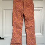 ZARA High Waisted Floral Jeans Photo 1