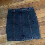 Free People jean miniskirt classic casual style cotton rayon comfortable summer Photo 0