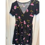 Wild Fable  floral v-neck mini summer dress with button detail Photo 2