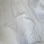 Sienna Sky White pinstriped wide leg pull on pants Photo 0