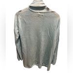 Rachel Zoe light blue linen open front cardigan women’s medium Photo 2