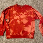 Fruit of the Loom Red Bleached Crewneck Photo 0