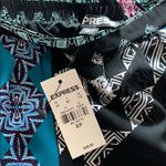 EXPRESS high low geometric skirt Photo 3