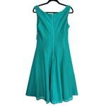 Danny & Nicole NWT  Green Lace Overlay A Line Midi Dress Size 6 Photo 1
