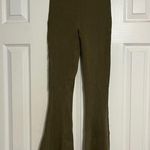 Urban Outfitters Out From Under Ryan Ribbed Flare Pants Olive Green Photo 2