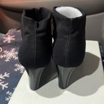 Chico's  black fabric ALEX pull-on BOOTIES Photo 3