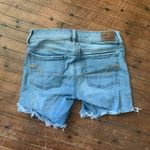 American Eagle  distressed raw hem midi 0 denim shorts Photo 2
