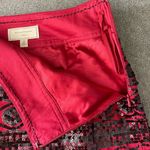 Moulinette Soeurs  Red Skirt with Black Sequins Size 0 Photo 4