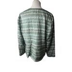 Adrianna Papell Adrianna Papell Evening Silk Turquoise Green Beaded Formal Jacket Lined 18W Photo 1