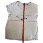 Sleep Walkers Flit And Flitter Butterfly T Shirt Pajamas Sleep Wmns Sz Small White Photo 8